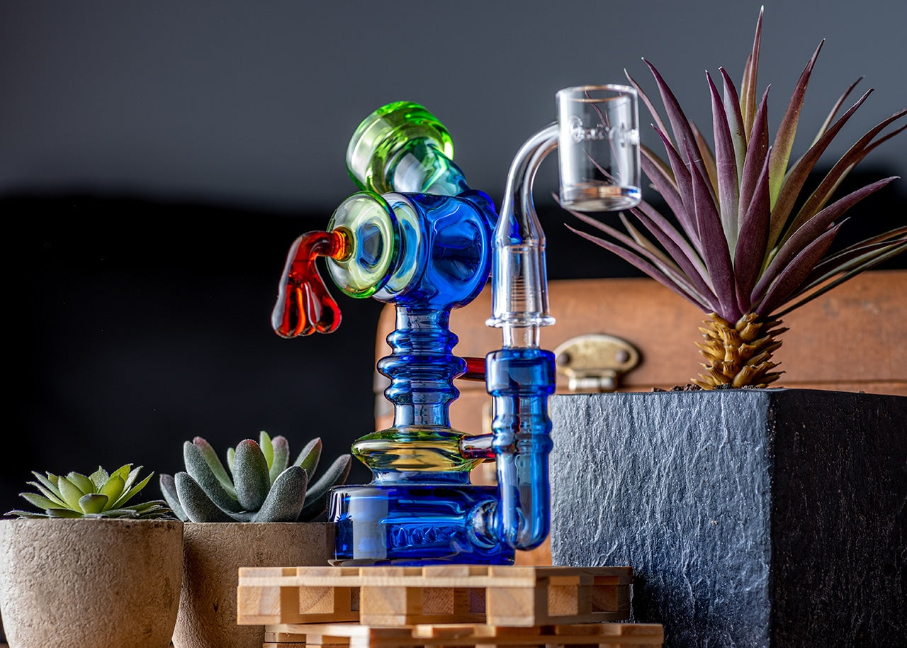 6.5" Honey Drop Inline Perc Dab Rig image 3