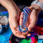 4" Silver Fumed Twisted Spoon Pipe image 8