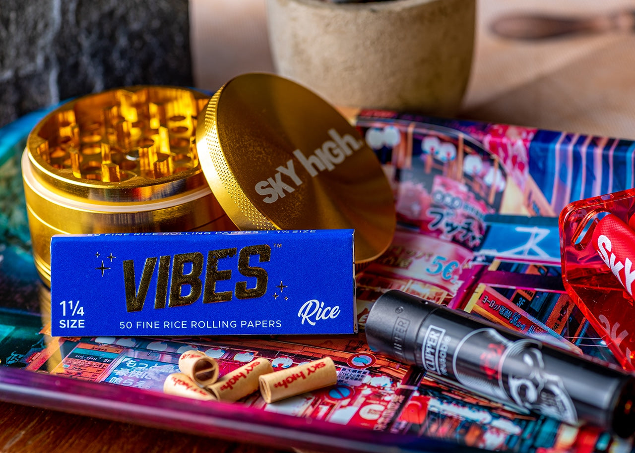 Vibes Rice Rolling Papers - 1 1/4" image 4