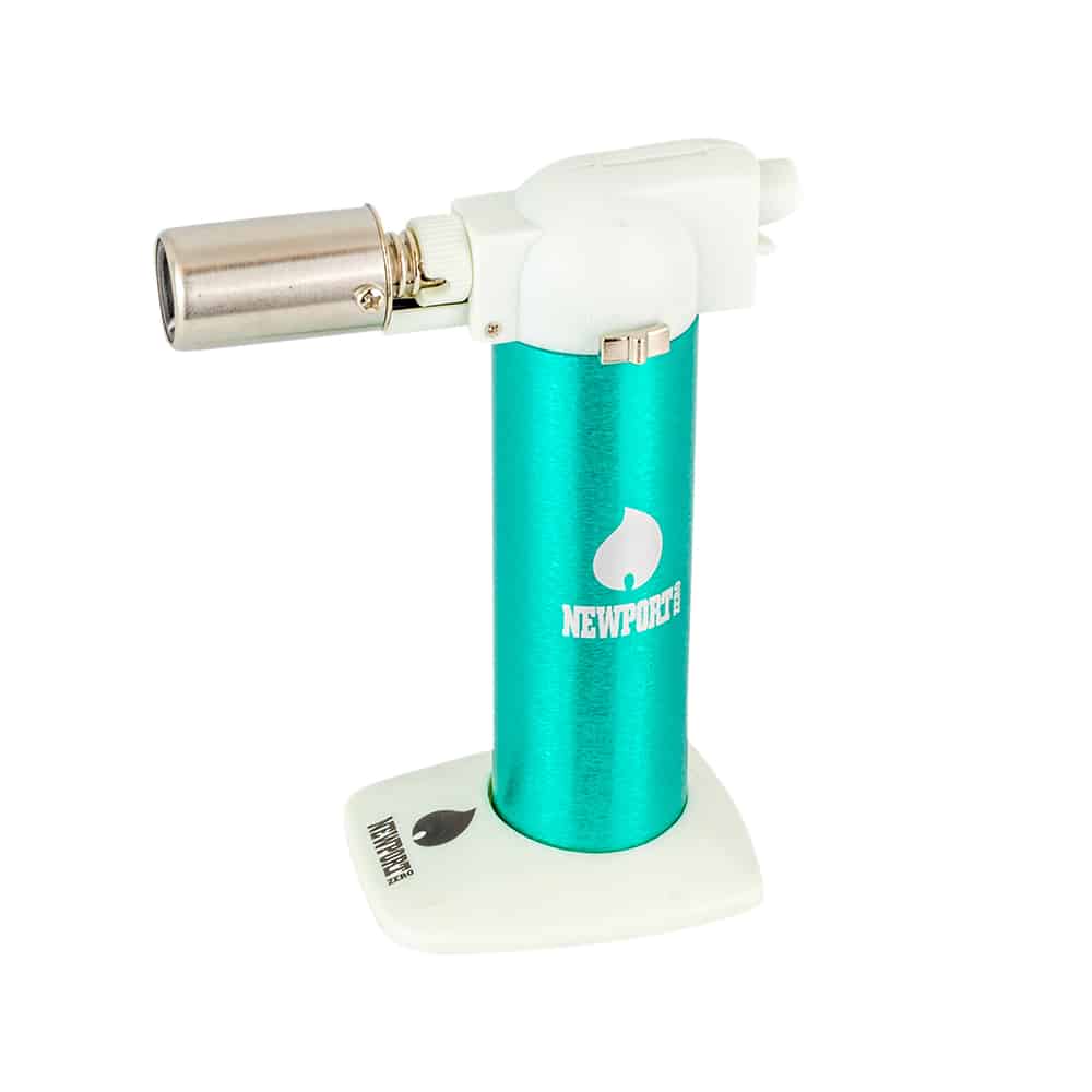 Newport Zero 6" Regular Torch Lighter - Green image