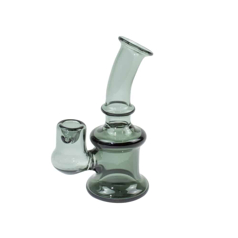 4.5" Mini Green Herb Bubbler with Carb image 1