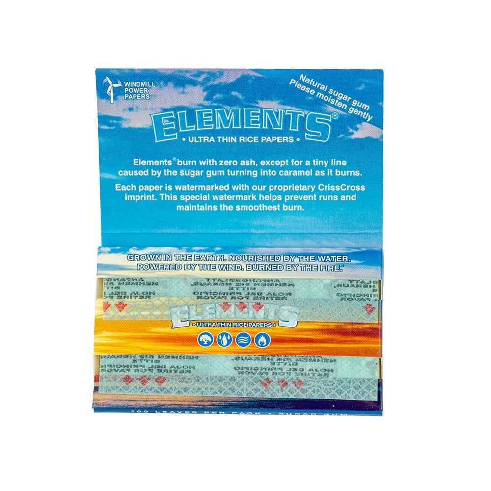 Elements Rolling Papers - Single Wide (100 Papers)