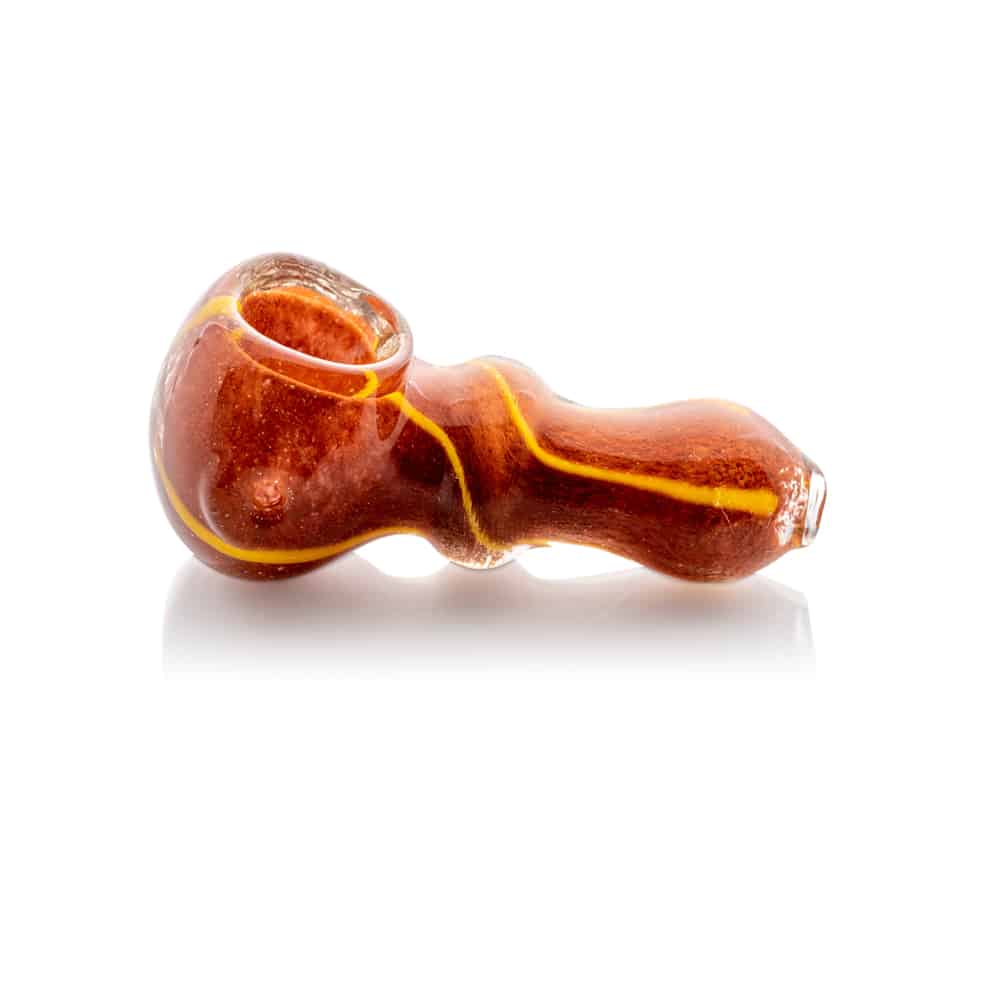 2.5" Frit Swirl Peanut Spoon Pipe image 10