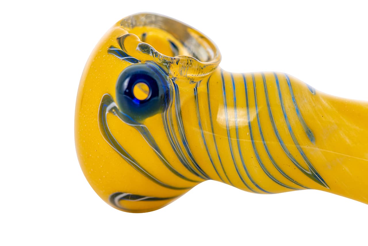 4" Frit Mid Spoon Pipe image 5