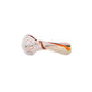 3.5" Dichro Silver Fumed Twisted Spoon Pipe image 2