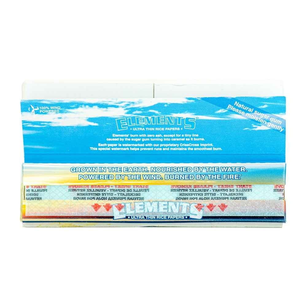 Elements Connoisseur Rolling Papers w/ Tips - King Size