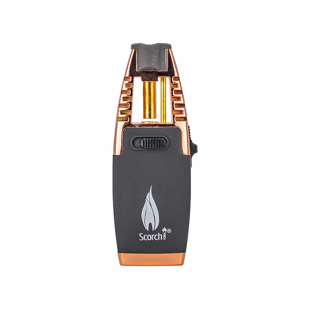 Scorch Torch MiniForce - Single Jet Flame Lighter - Rose Gold image