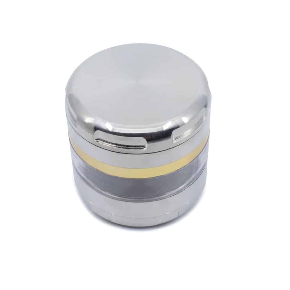 4-Piece Gold Ring Herb Grinder image 0