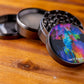 Sky High 4-Piece Herb Grinder - Rainbow Ink image 2