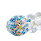 4" Silver Fumed Honeycomb Triple Ring Spoon Pipe image 7