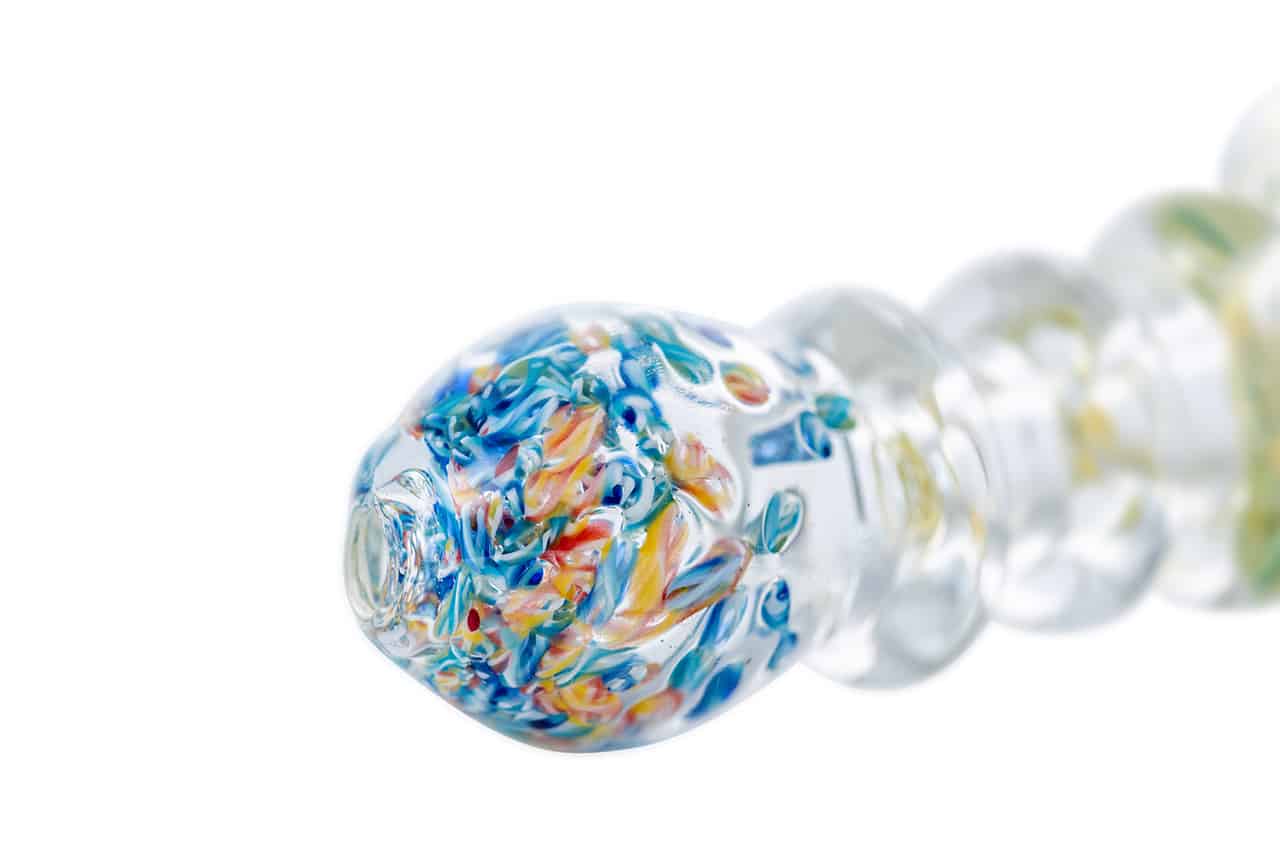 4" Silver Fumed Honeycomb Triple Ring Spoon Pipe image 7
