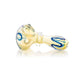 2.5" Silver Fumed Pinwheel Swirl Peanut Spoon Pipe image 4