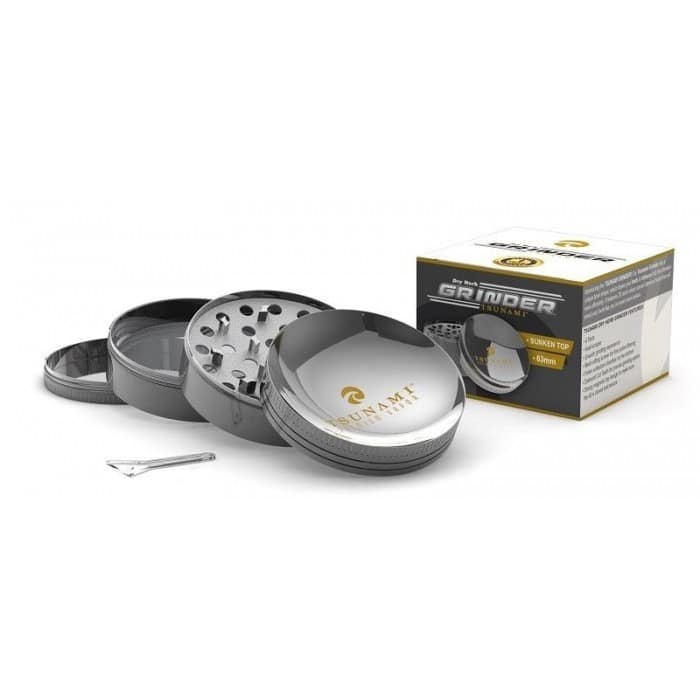 Tsunami 4-Piece Grinder - 63mm - Gun Metal image