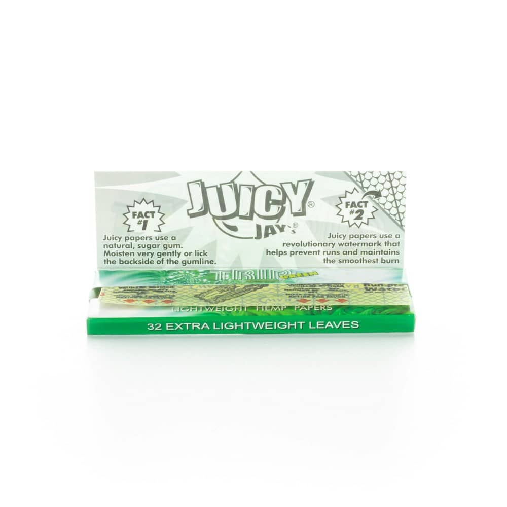 Juicy Jay's Rolling Papers - Green Trip Menthol - 1 1/4" image 3