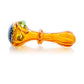 4.5" Gold Fumed Honeycomb & Ring Spoon Pipe image 2