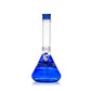 HVY Glass 12" Blue Wave Beaker Bong image 2