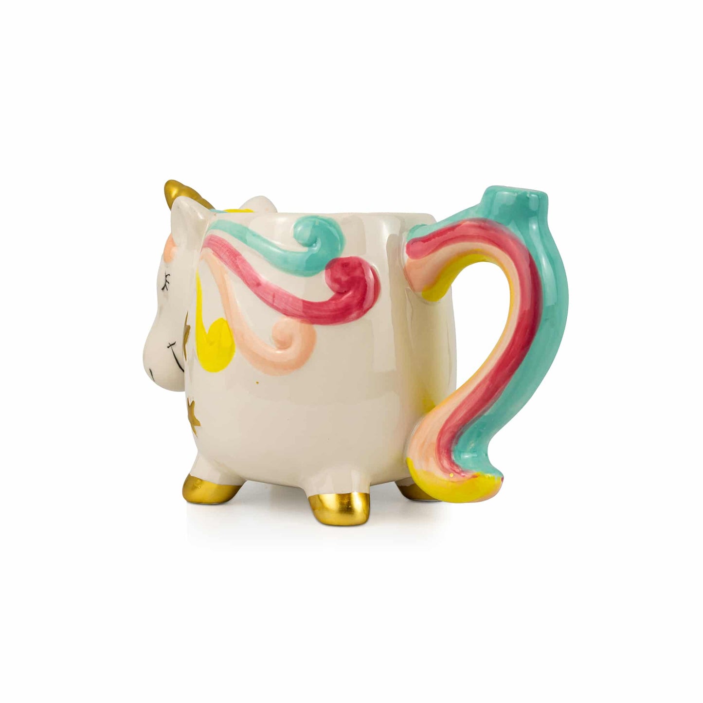 Ceramic Coffee Mug Pipe - 10.5oz Unicorn image 3