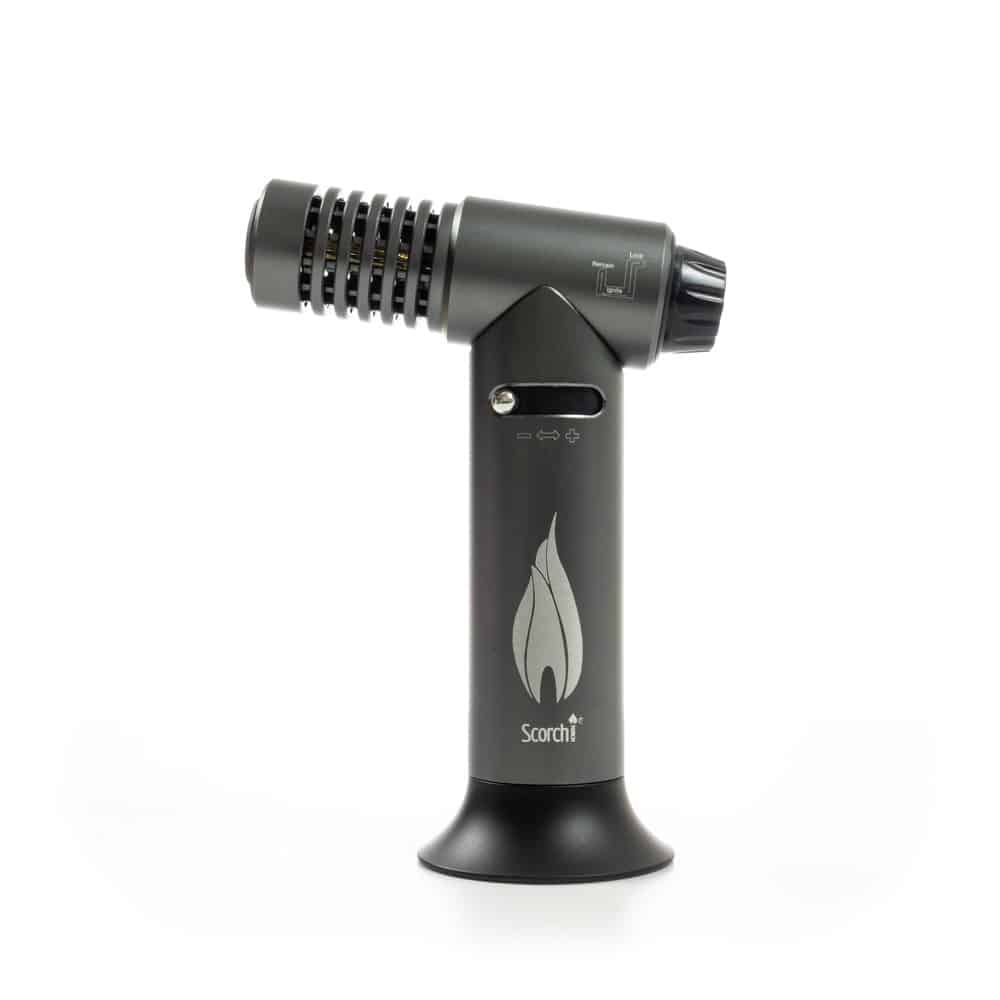 Scorch Torch Coiler - Single Jet Flame Lighter - Gray image