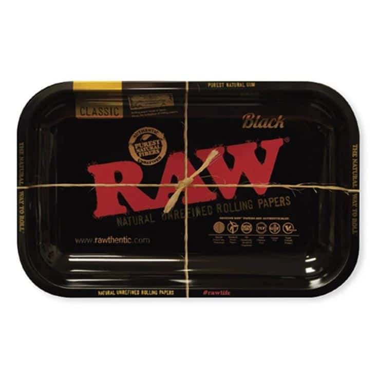 RAW Rolling Tray - Classic Black image 0