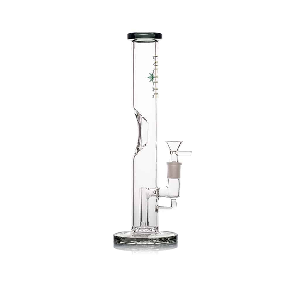 Pacific Glass 12" Straight Tube Bong with Ice Catcher image 0