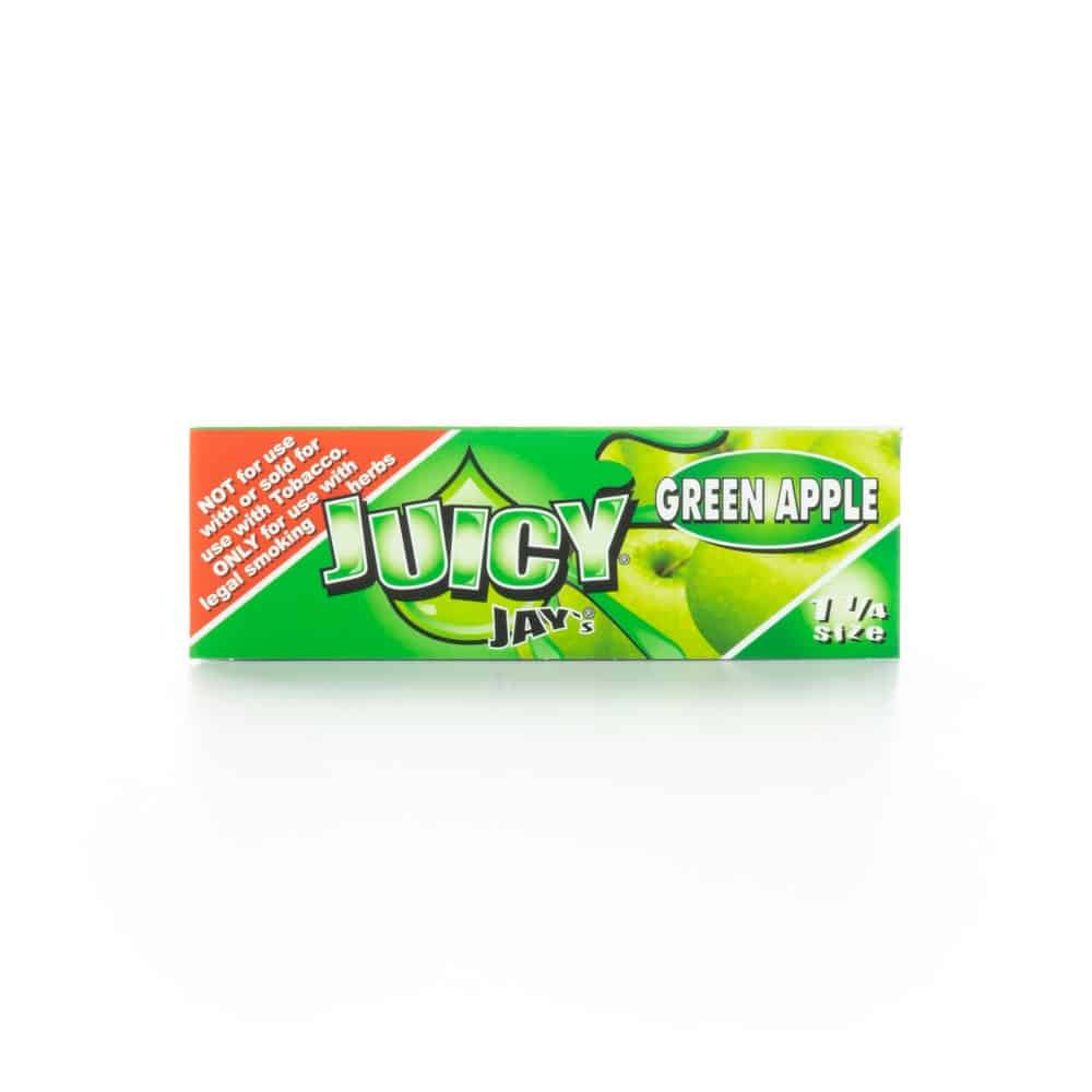 Juicy Jay's Rolling Papers - Green Apple - 1 1/4" image 0