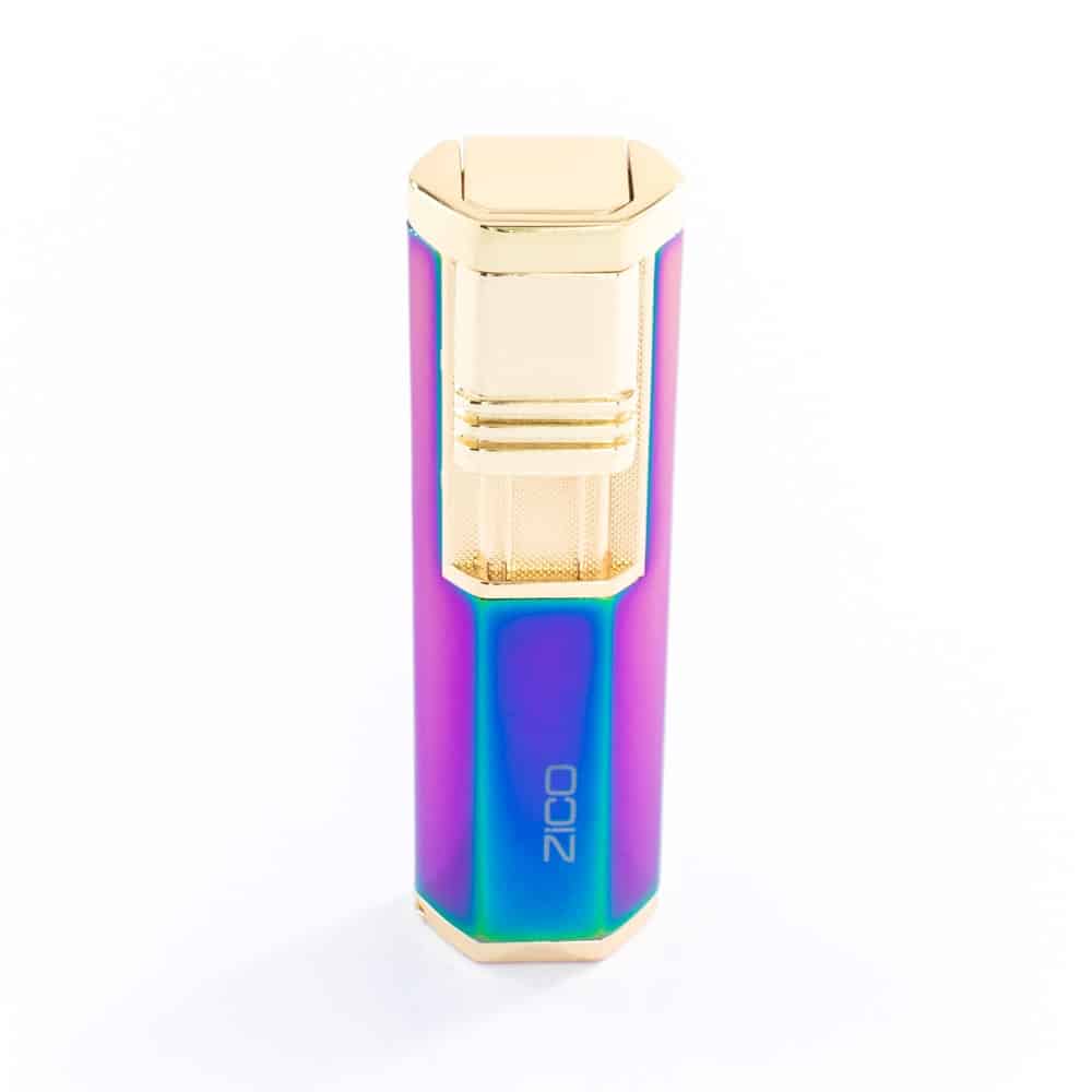 Zico Torch ZD-49 Dual Jet Flame Lighter - Iridescent image