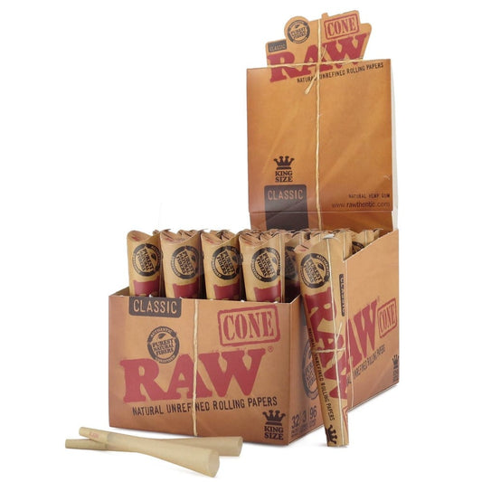 RAW Classic Pre-Rolled Cones - King Size (3 Pack) image 0