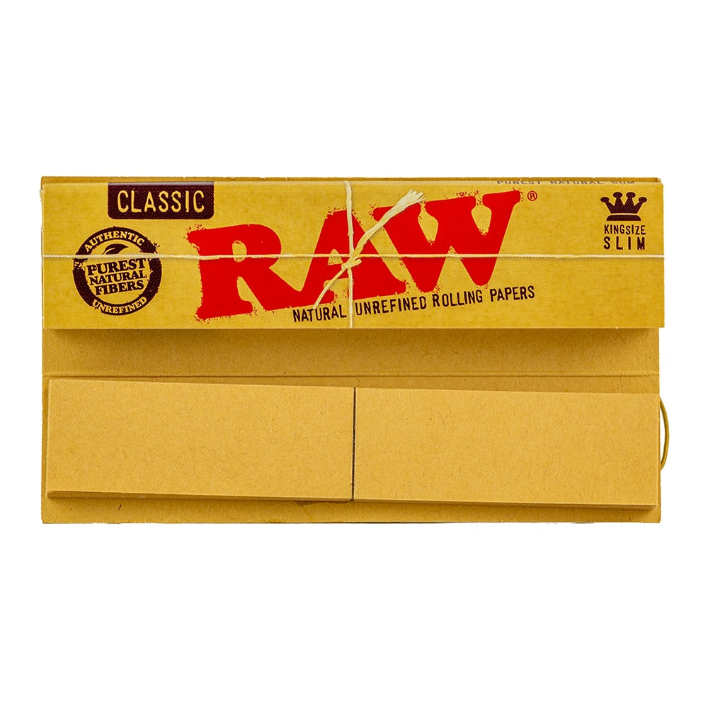 RAW Classic Connoisseur Rolling Papers with Tips - King Sized image 3
