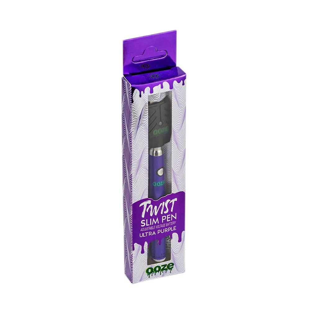 Ooze Slim Pen TWIST Battery w/ USB Charger - 510 Threading - Ultra Purple image