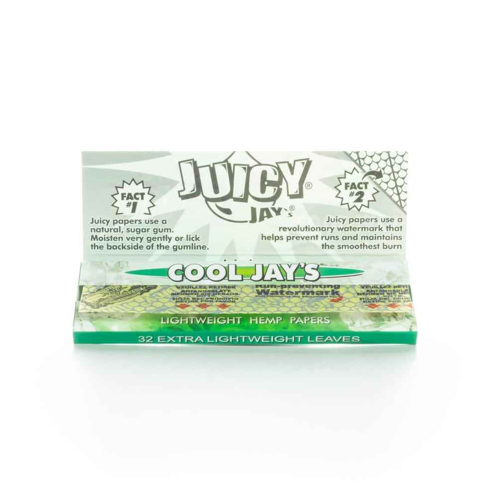 Juicy Jay's Rolling Papers - Cool Jay's Menthol - 1 1/4"