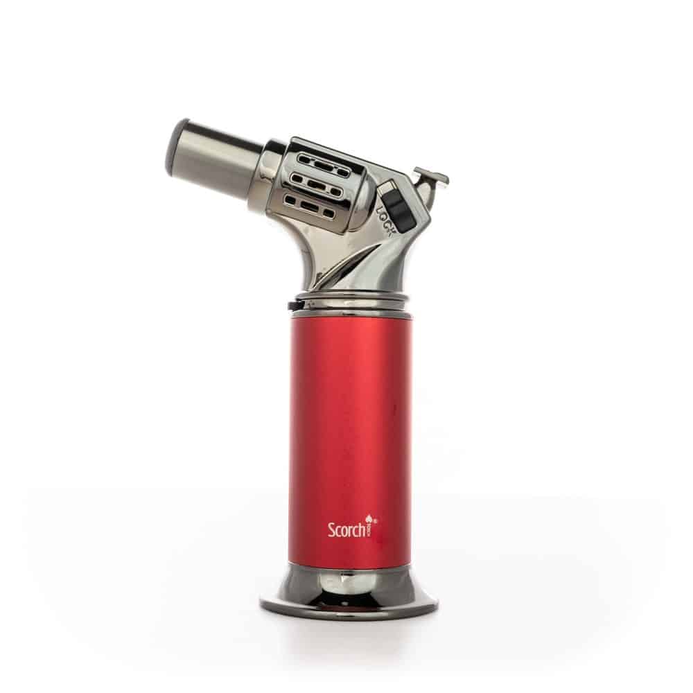 Scorch Torch Revolver - Single Jet Flame Lighter - Red image