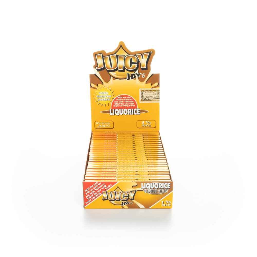 Juicy Jay's Rolling Papers - Liquorice - 1 1/4"