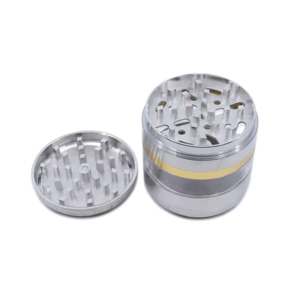 4-Piece Gold Ring Herb Grinder image 1