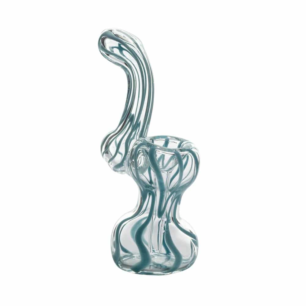 6" Swirl Rod Mini Bubbler image 0