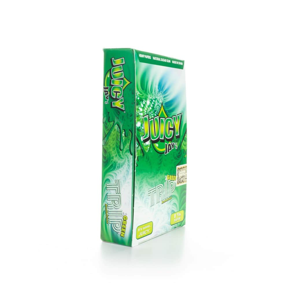 Juicy Jay's Rolling Papers - Green Trip Menthol - 1 1/4" image 5