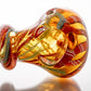 3.5" Gold & Silver Fumed Twisted Rod Spoon Pipe image 2