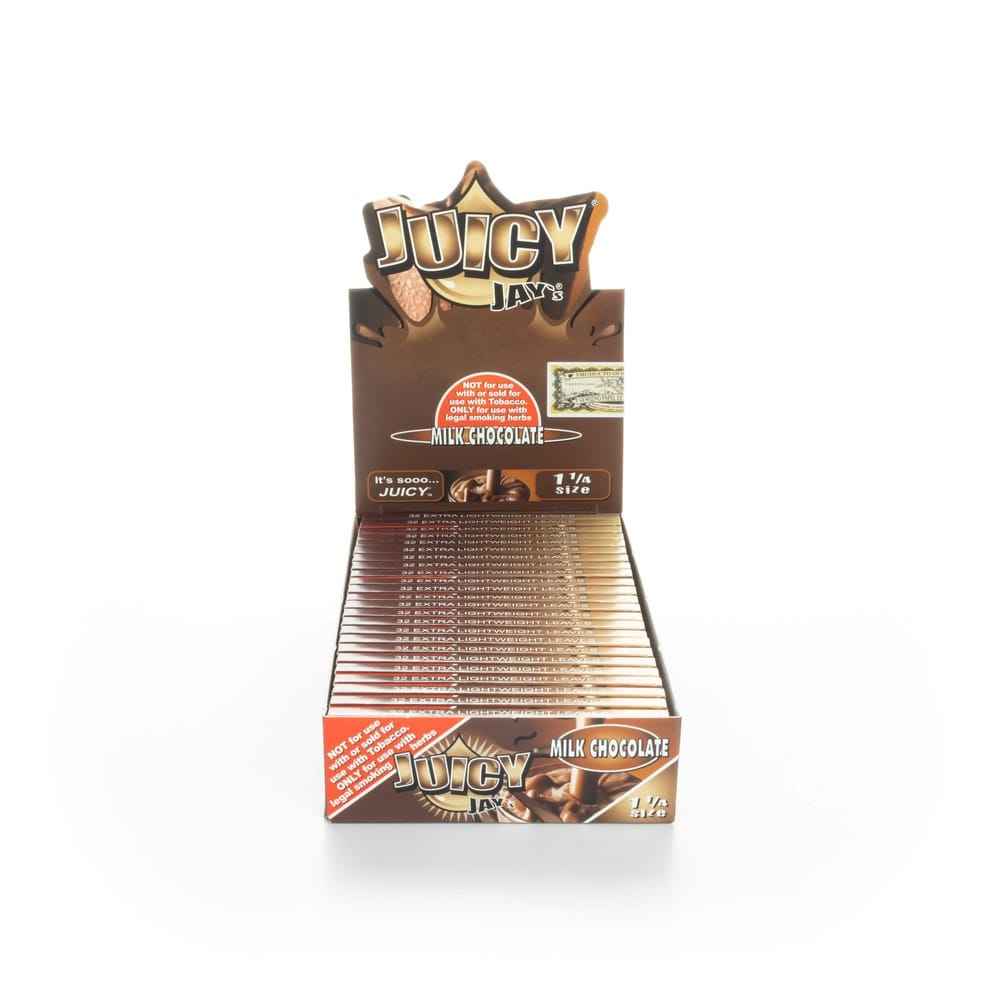 Juicy Jay's Rolling Papers - Milk Chocolate - 1 1/4"