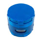 Oval Windowed 4-Piece Grinder - 63mm - Blue image