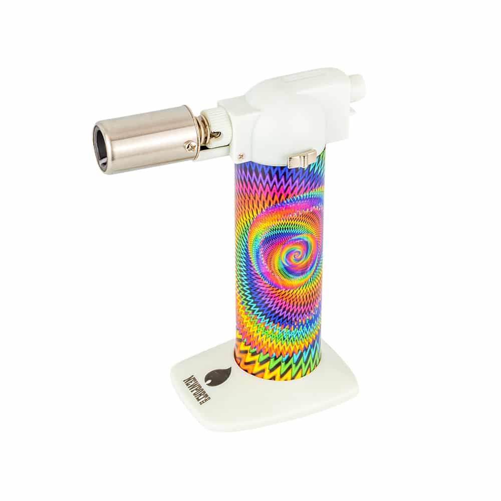 Newport Zero 6" Regular Torch Lighter - Wavy White image