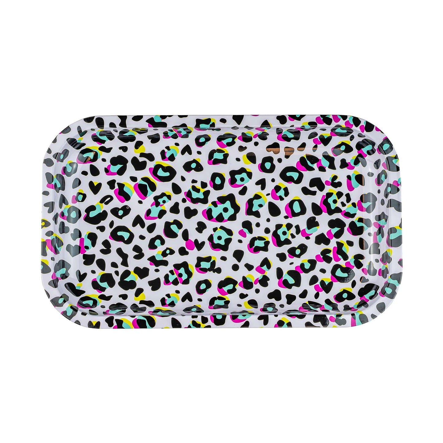 Puff Plate - '80s Leopard Print Rolling Tray image 0