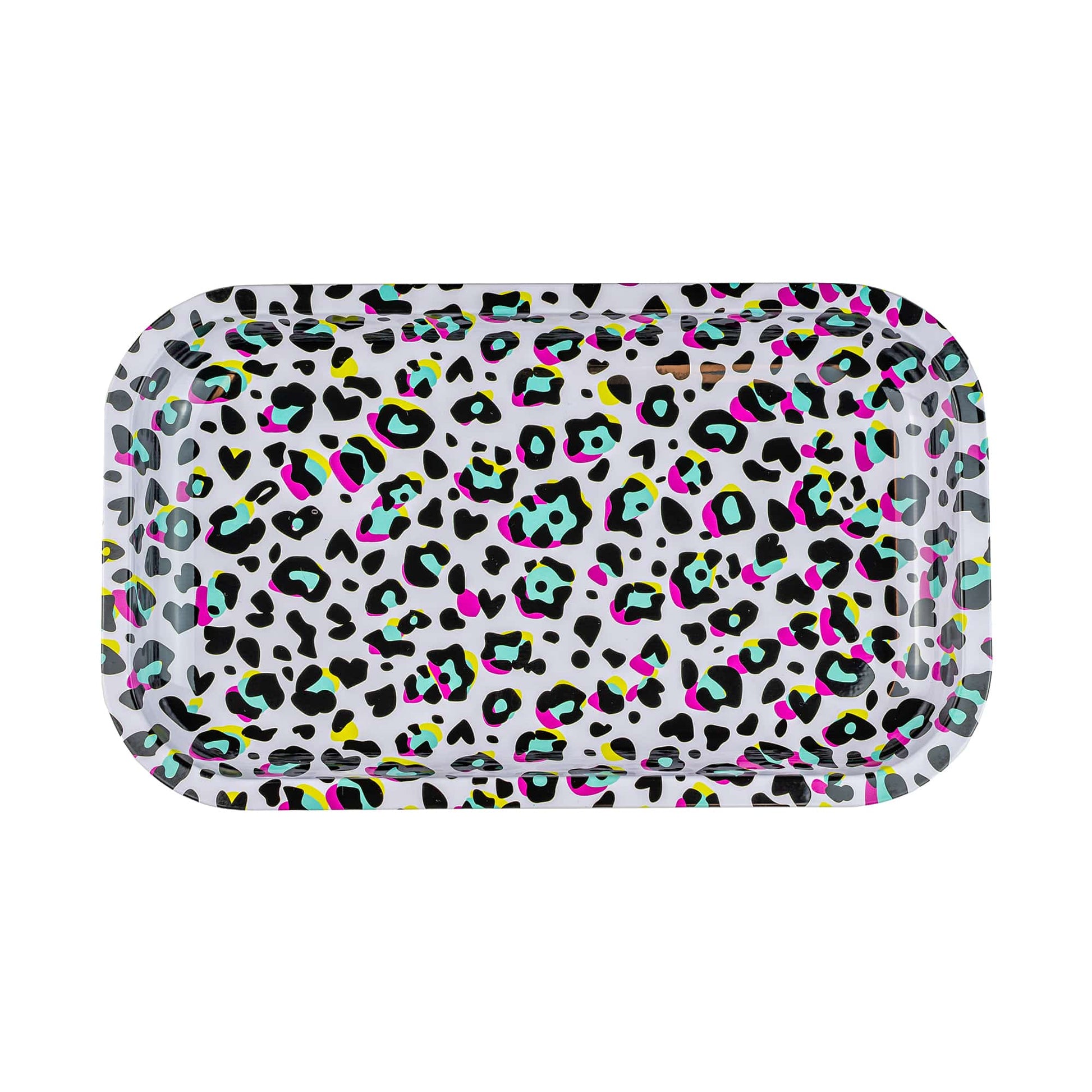Puff Plate - '80s Leopard Print Rolling Tray image 0