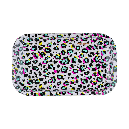 Puff Plate - '80s Leopard Print Rolling Tray image 0