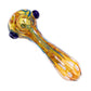 4" Gold Fumed Polkadot Spoon Pipe image 3