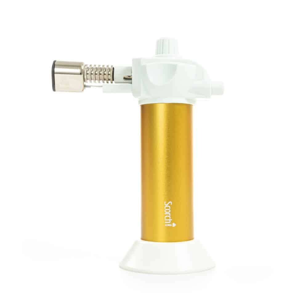 Scorch Torch Extinguisher - Single Jet Flame Lighter - Gold image