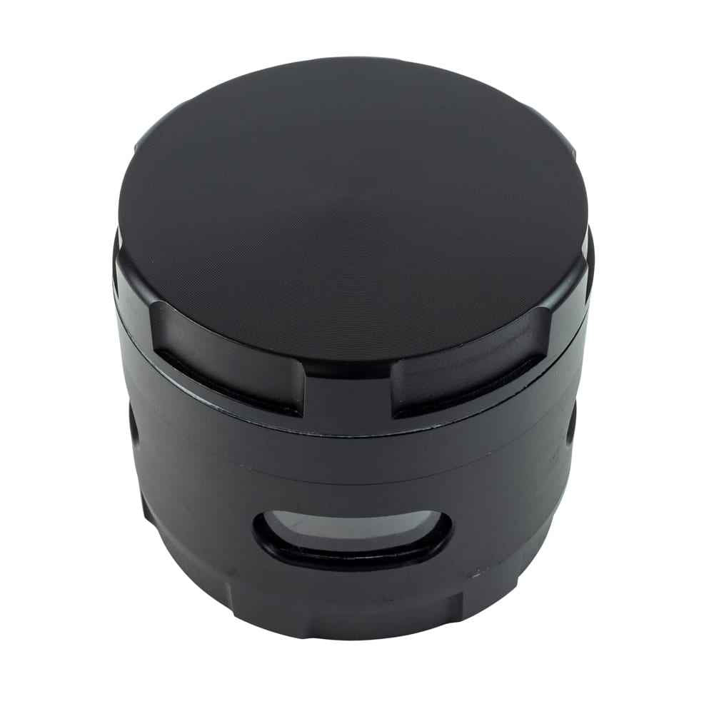 Oval Windowed 4-Piece Grinder - 63mm