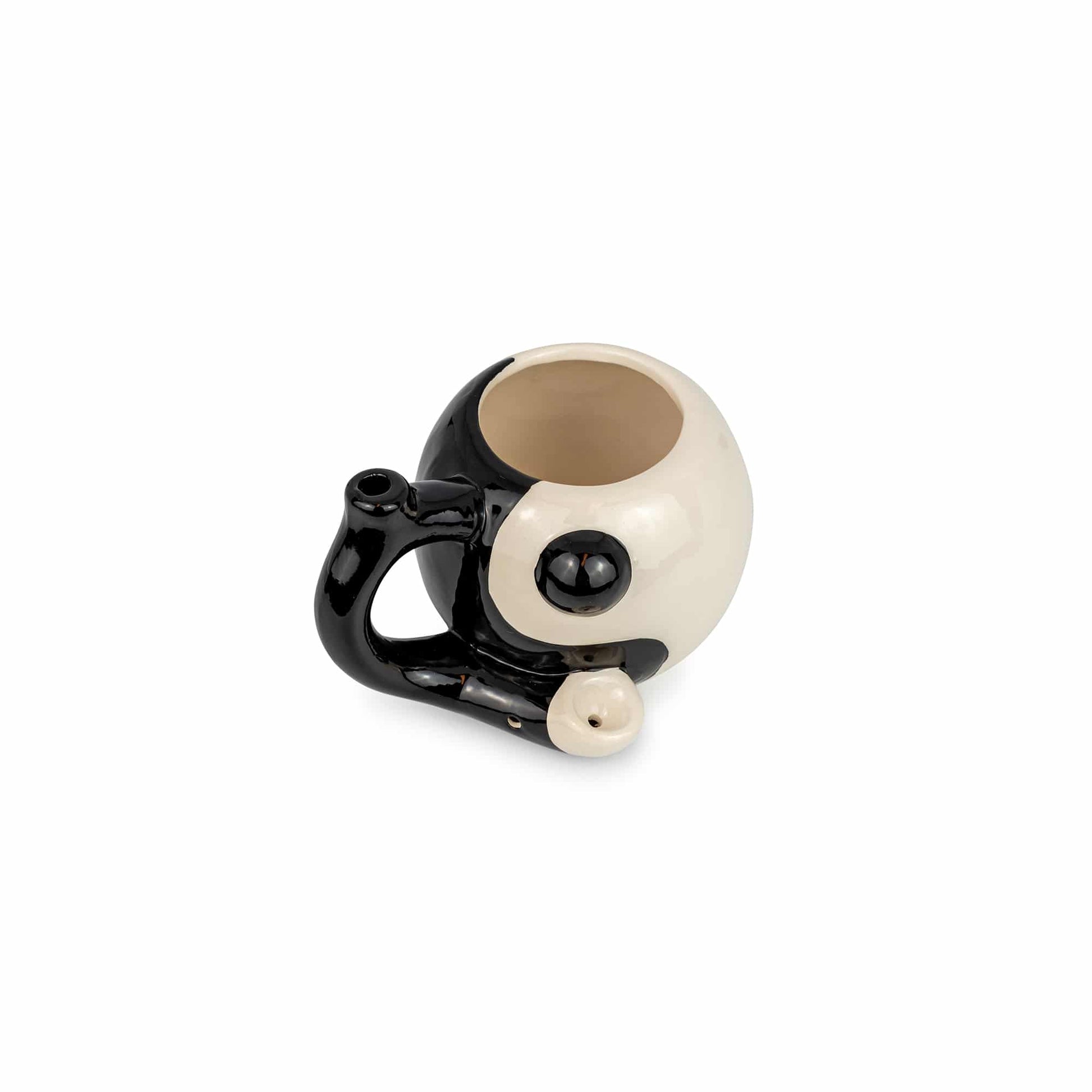 Ceramic Coffee Mug Pipe - 10.5oz Yin &amp; Yang image 2
