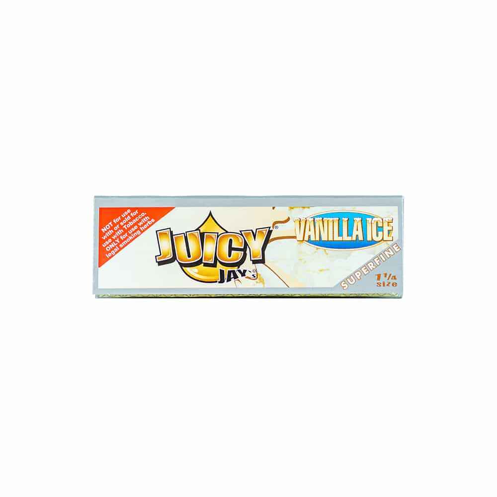 Juicy Jay's Super Fine Rolling Papers - Vanilla Ice - 1 1/4"