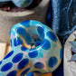 4" Silver Fumed Colorful Dotted Spoon Pipe image 8