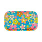 Puff Plate - Retro Flowers Rolling Tray image 0
