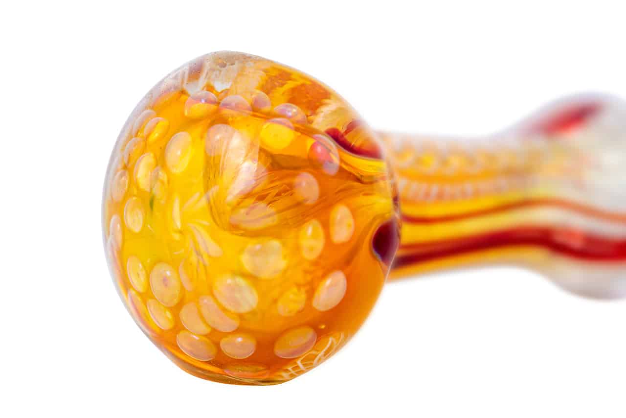 3.5" Gold Fumed Honey Spoon Pipe image 6
